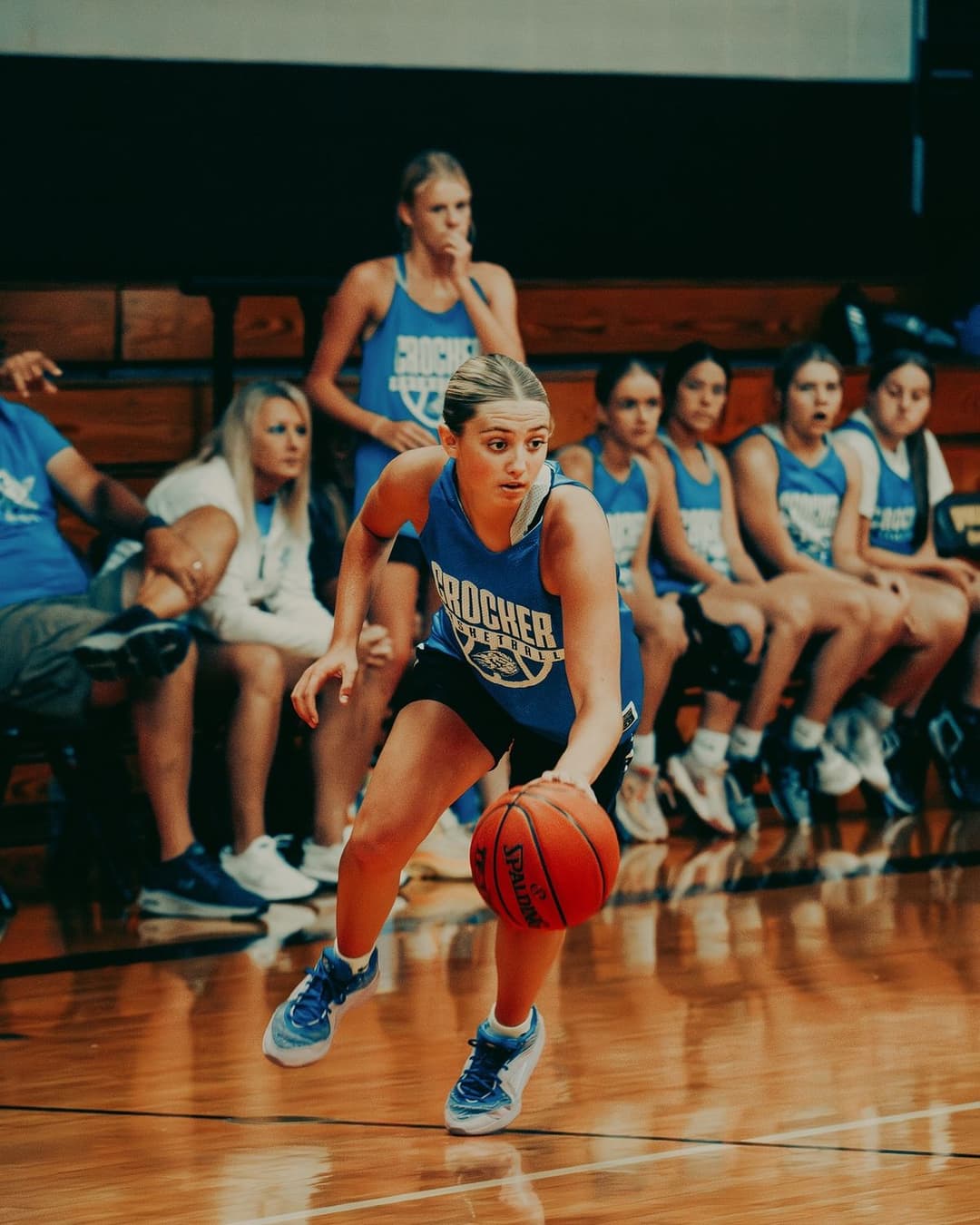 High school basketball player